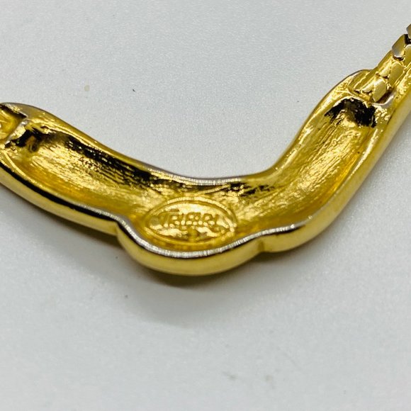 Vintage Trifari 16" Golden Snake Chain Necklace - Picture 7 of 9